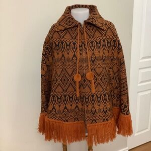 Vintage Cape made in Guatemala excellent condition S/M 34-36 bust